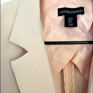 Cream colored luxurious blazer